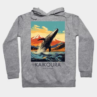 A Pop Art Travel Print of Kaikoura - New Zealand Hoodie